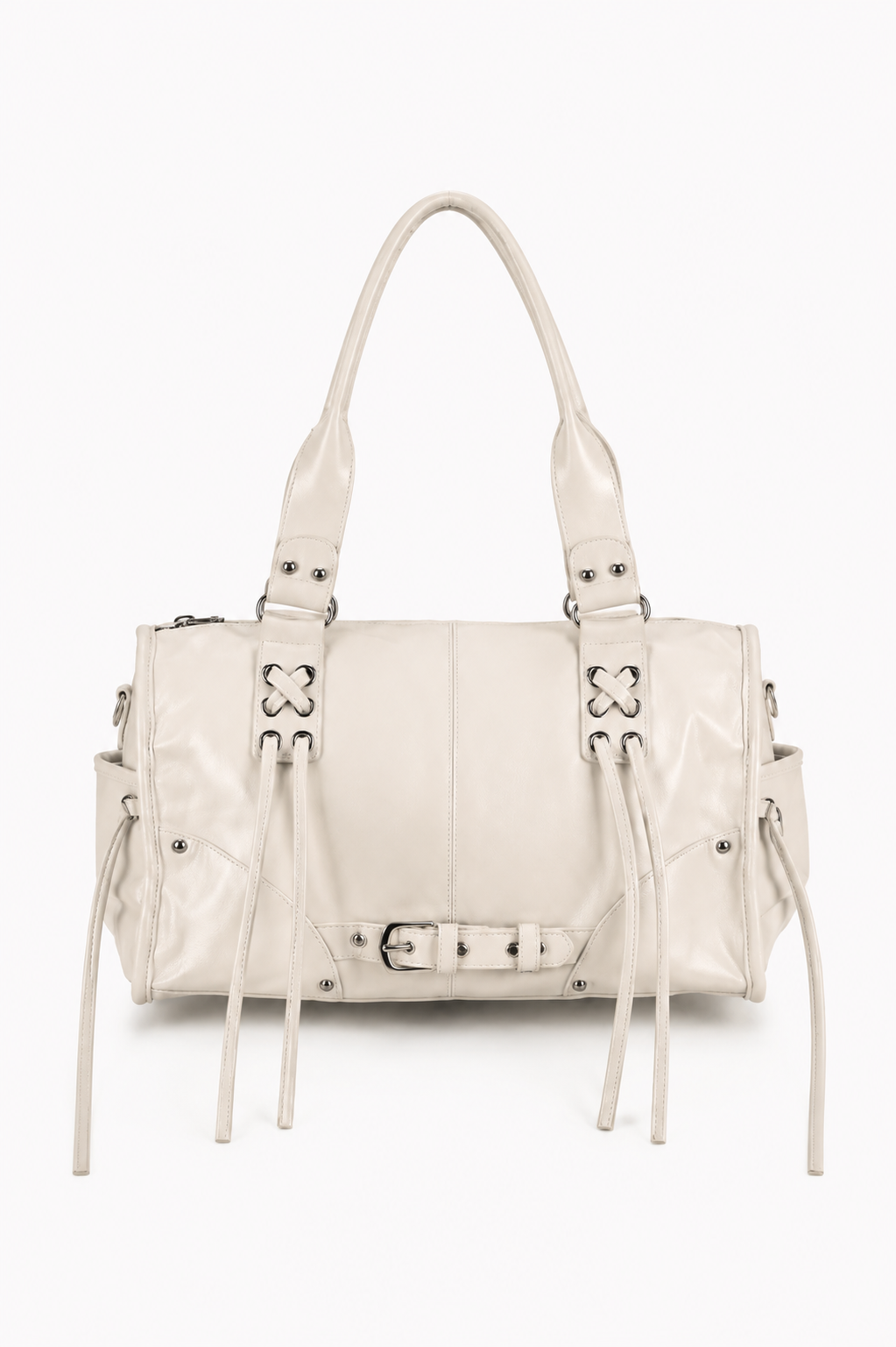 ayla vanilla cream buckle shoulder bag1