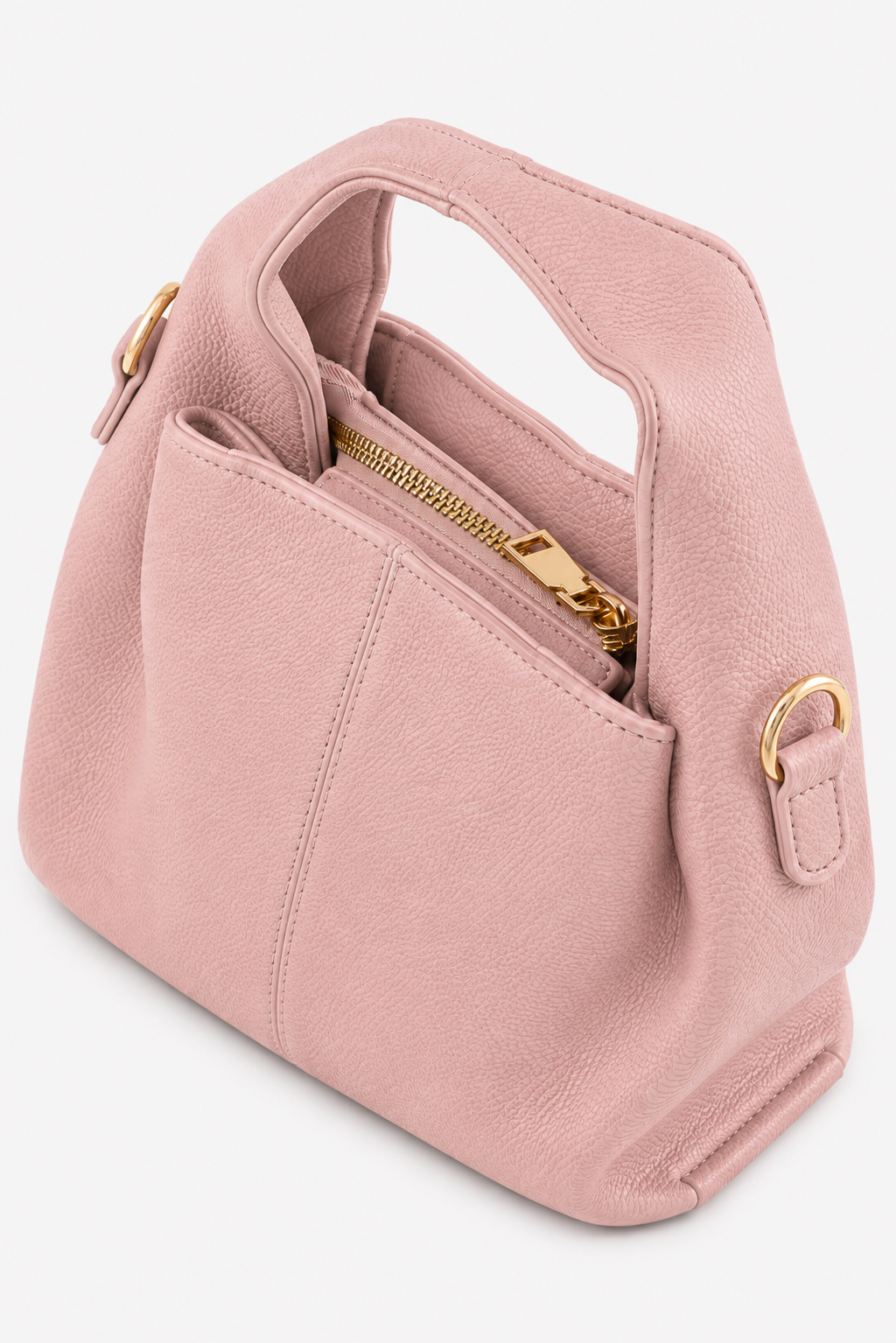 sana blush pink hobo shoulder bag4