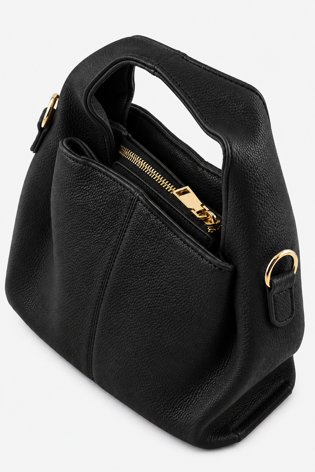 sana midnight black hobo shoulder bag2