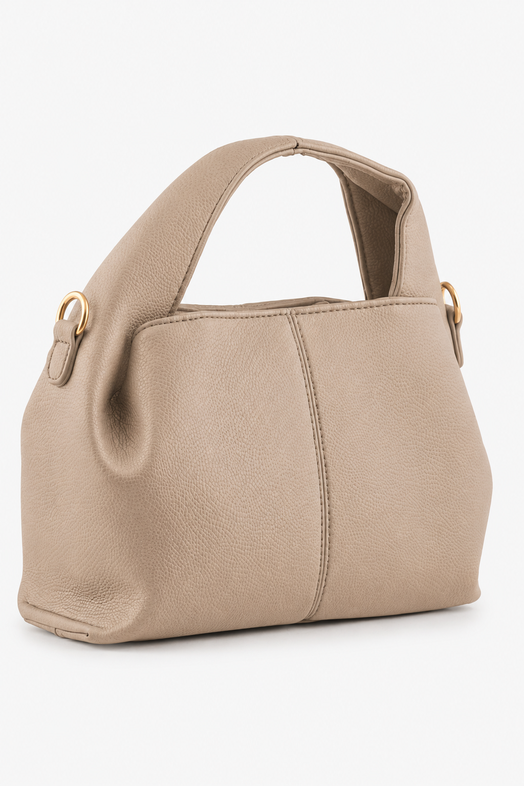 sana soft taupe hobo shoulder bag4