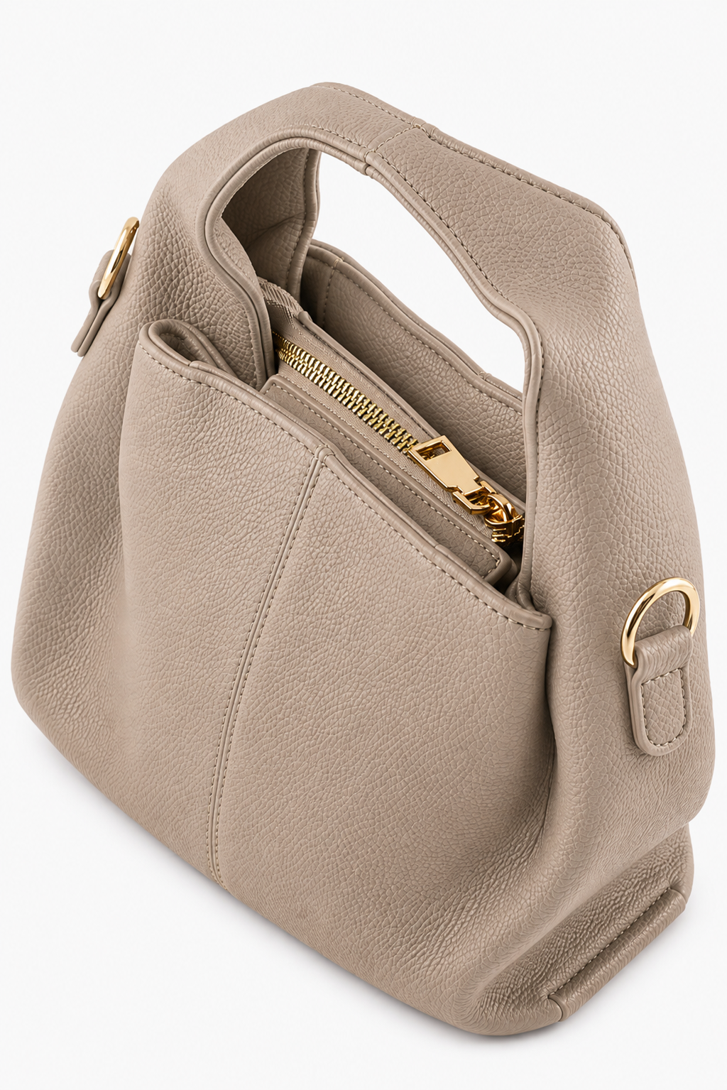 sana soft taupe hobo shoulder bag5